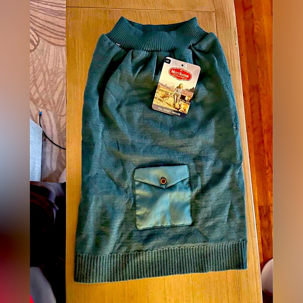 Cute dog sweater!